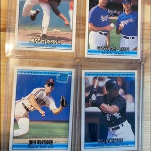 4 Rare Donruss Baseball Cards